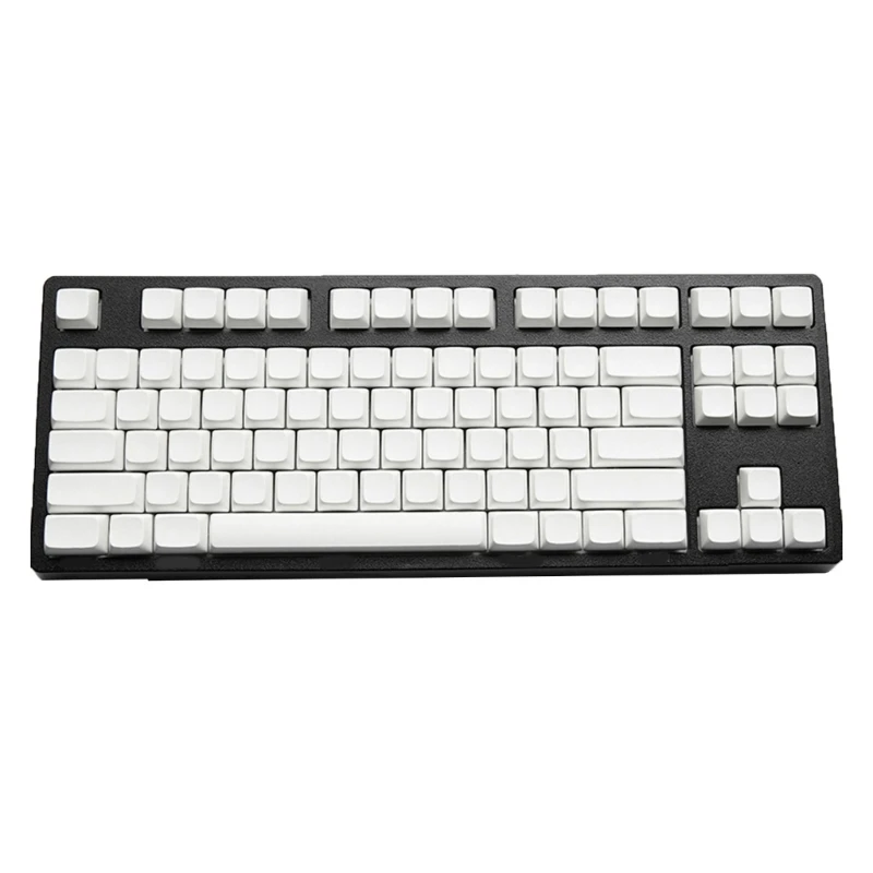 XDA 87 Key Blank Keycaps White PBT Materials for Mechanical Keyboards Enthusiasts
XDA 87 Key Blank Keycaps White PBT Materials for Mechanical Keyboards Enthusiasts
