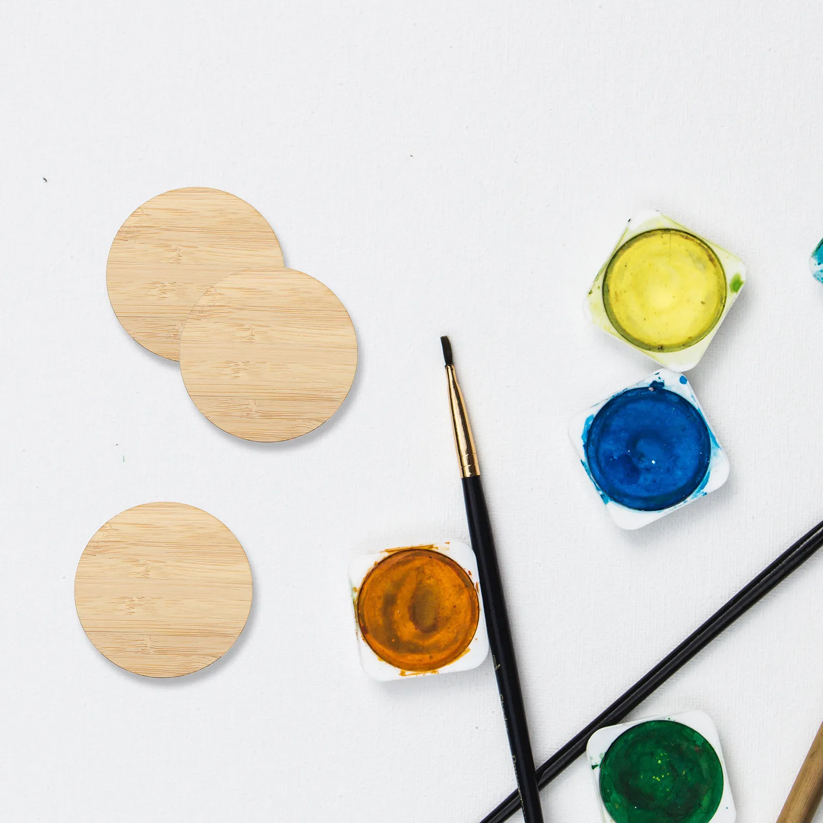 20Pcs Bamboo Painting Material Round DIY Unfinished Pieces for Western Decor Baby Shower Gift Child Art Project Circle Chips
20Pcs Bamboo Painting Material Round DIY Unfinished Pieces for Western Decor Baby Shower Gift Child Art Project Circle Chips