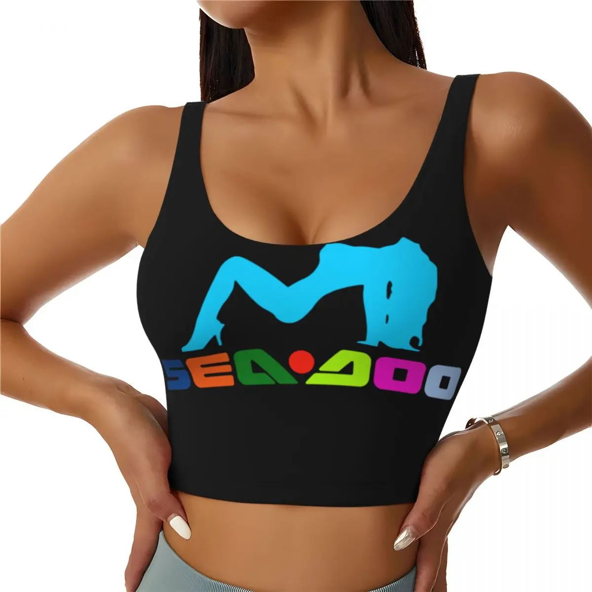 Custom Sees Watercraft Pontoon Jetski Boats Doos Workout Crop Tank Tops Women Seamless Yoga Running Sports Bras 
Custom Sees Watercraft Pontoon Jetski Boats Doos Workout Crop Tank Tops Women Seamless Yoga Running Sports Bras