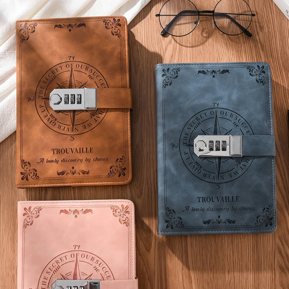 Stationery 200-Page Password Notebook Retro A5 Secure Diary Binder Waterproof Thickened Personal Notepad Student
Stationery 200-Page Password Notebook Retro A5 Secure Diary Binder Waterproof Thickened Personal Notepad Student
