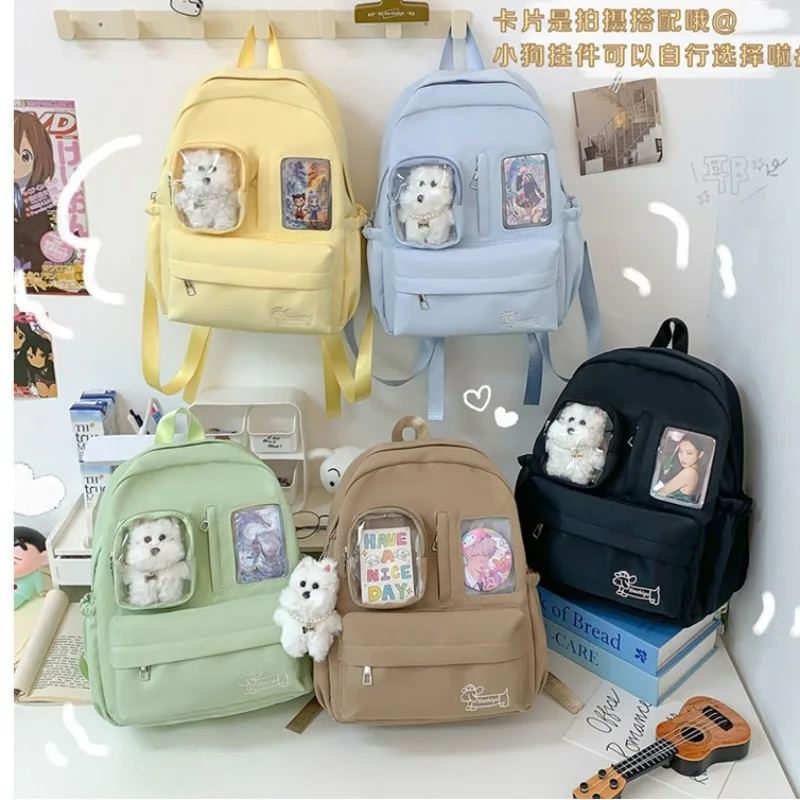 Прозрачная студенческая сумка Ita Schoolmochila 2021, рюкзак большой емкости, модные повседневные сумки Sac Femme для девочек-подростков для женщин
Прозрачная студенческая сумка Ita Schoolmochila 2021, рюкзак большой емкости, модные повседневные сумки Sac Femme для девочек-подростков для женщин