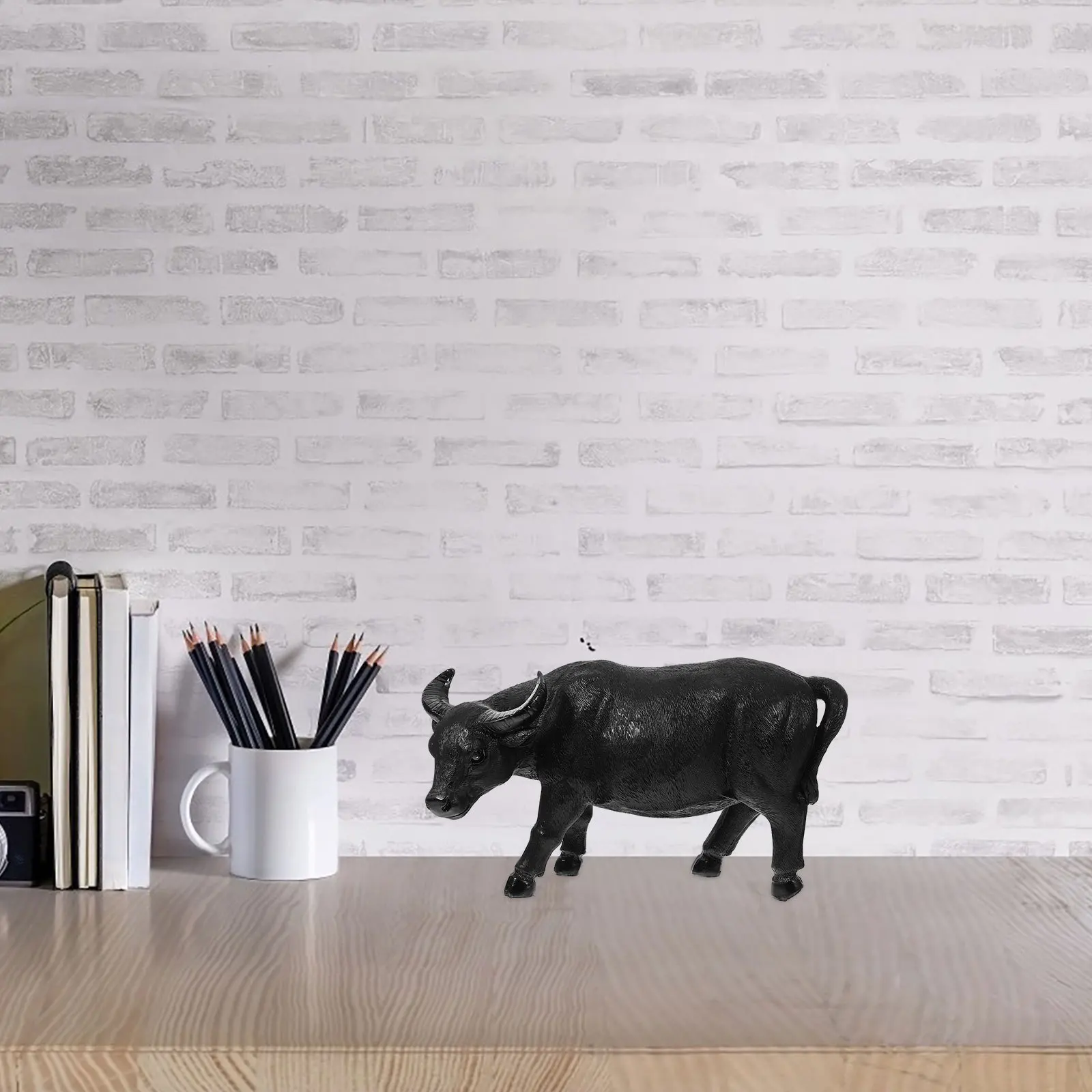 1Pcs Artistic Buffalo Storage Jar Resin Money Pot Large Creative Coin Bank Saving Jar for Home Office Cartoon Money Box 
1Pcs Artistic Buffalo Storage Jar Resin Money Pot Large Creative Coin Bank Saving Jar for Home Office Cartoon Money Box