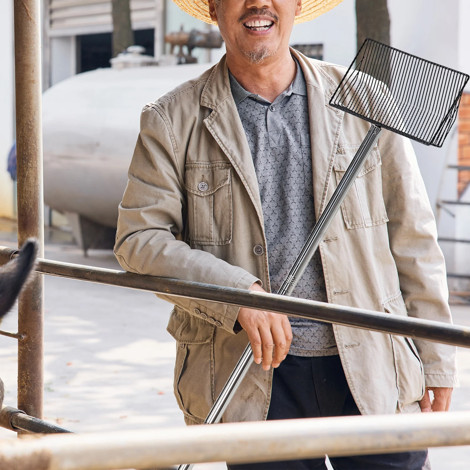 Wide Head Chicken Manure Trowel with Extended Handle - Sturdy Metal Scoop for Poultry Farm Maintenance - Efficient Waste Remover
Wide Head Chicken Manure Trowel with Extended Handle - Sturdy Metal Scoop for Poultry Farm Maintenance - Efficient Waste Remover