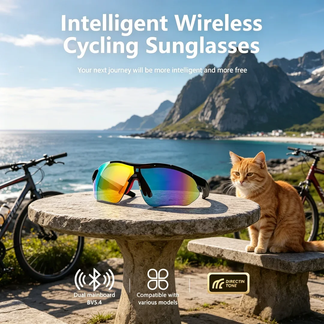 Cutting-edge AI Smart Glasses Niche Cycling Bluetooth Smart Glasses Polished Audio AI Voice Assistant Elite UV400 Protection
Cutting-edge AI Smart Glasses Niche Cycling Bluetooth Smart Glasses Polished Audio AI Voice Assistant Elite UV400 Protection
