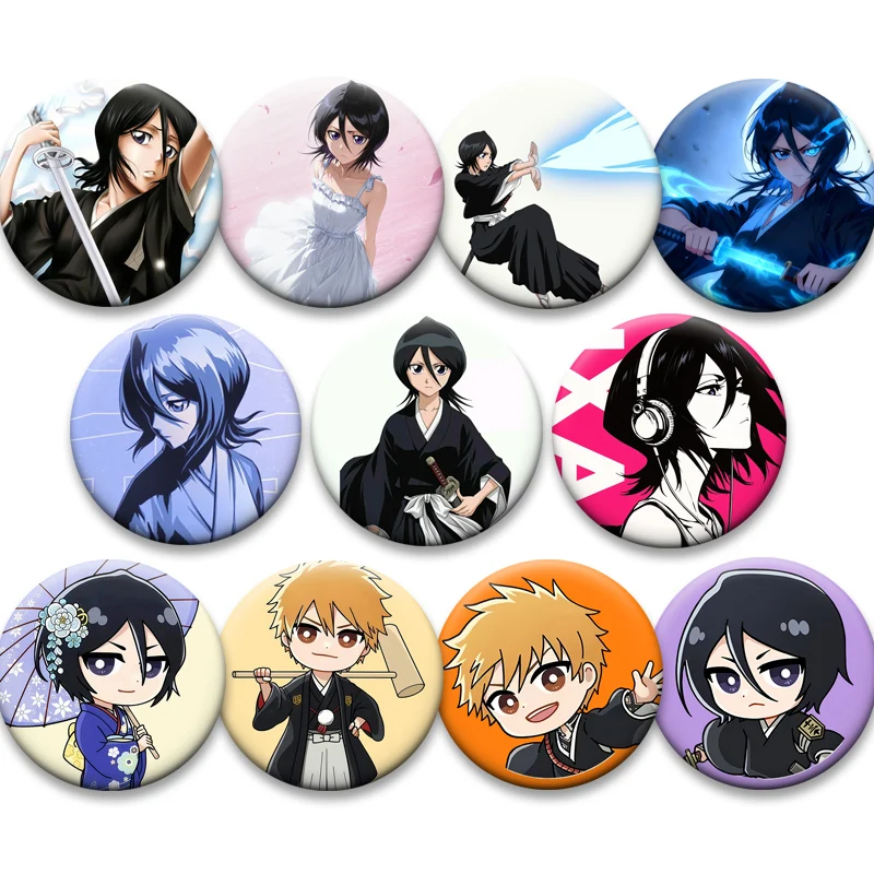 Exquisite Anime Button Pins Kuchiki Rukia Cartoon Character Badge Round Handmade Brooches for Backpack Jewelry Accessories Gifts
Exquisite Anime Button Pins Kuchiki Rukia Cartoon Character Badge Round Handmade Brooches for Backpack Jewelry Accessories Gifts