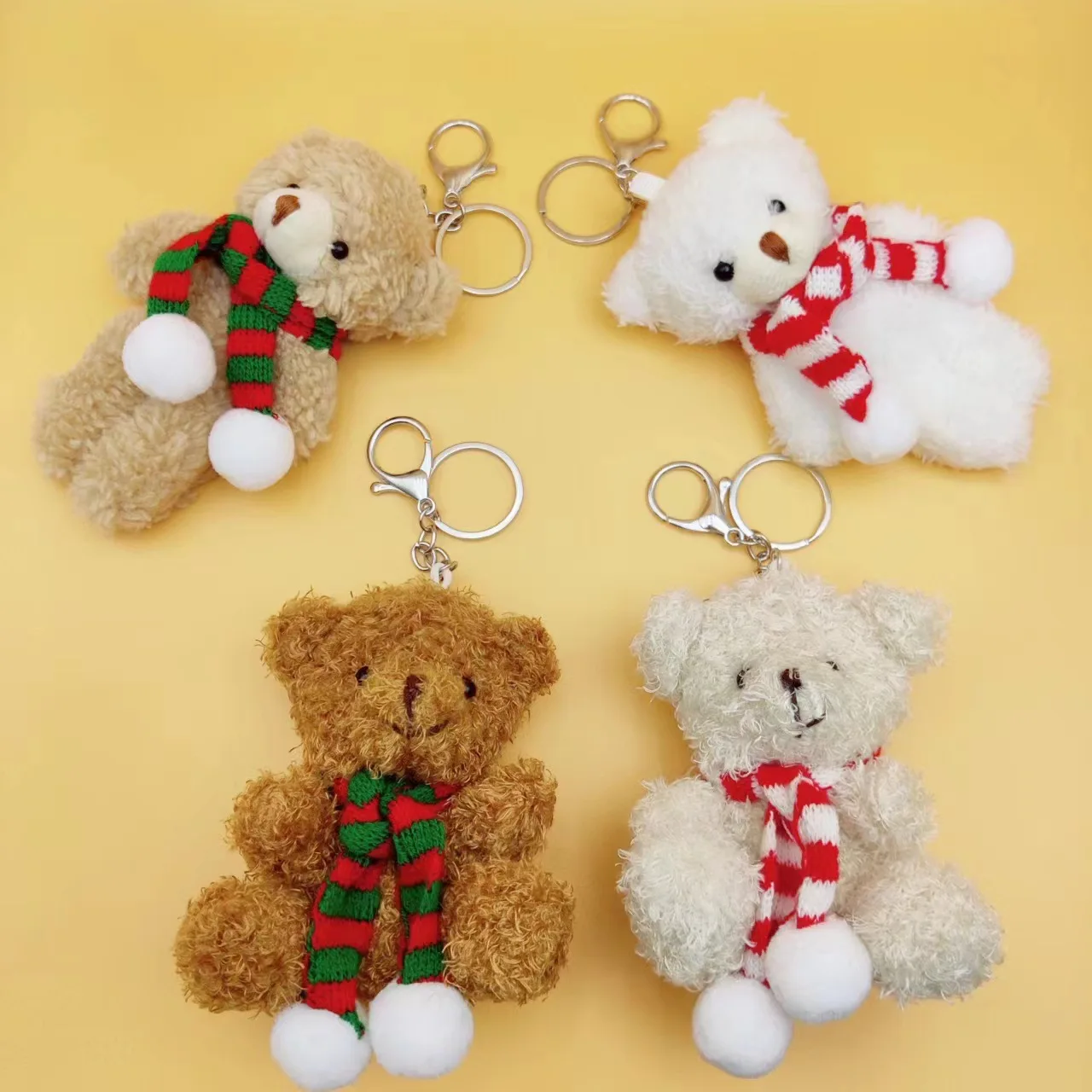 12cm Cute Christmas Bear Plush Stuffed Toys Cartoon Realistic Teddy Small Bear Plush Doll Birthday Christmas Gift Bag Pendant
12cm Cute Christmas Bear Plush Stuffed Toys Cartoon Realistic Teddy Small Bear Plush Doll Birthday Christmas Gift Bag Pendant