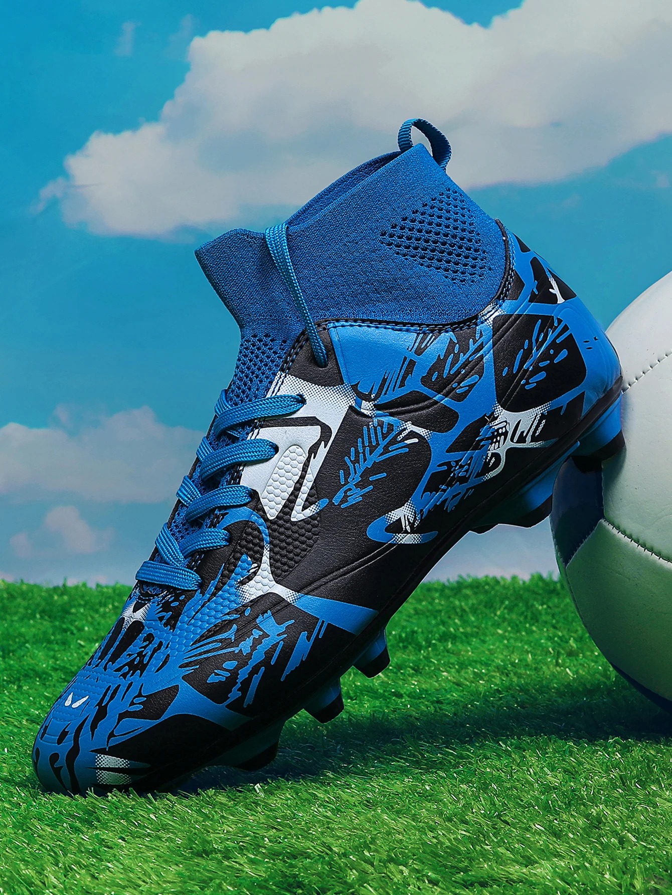 2024 Men's Soccer Shoes Large Size Ultralight Football Boots Boys Sneakers Non-Slip AG/TF Soccer Cleats Ankle Boots Unisex
2024 Men's Soccer Shoes Large Size Ultralight Football Boots Boys Sneakers Non-Slip AG/TF Soccer Cleats Ankle Boots Unisex