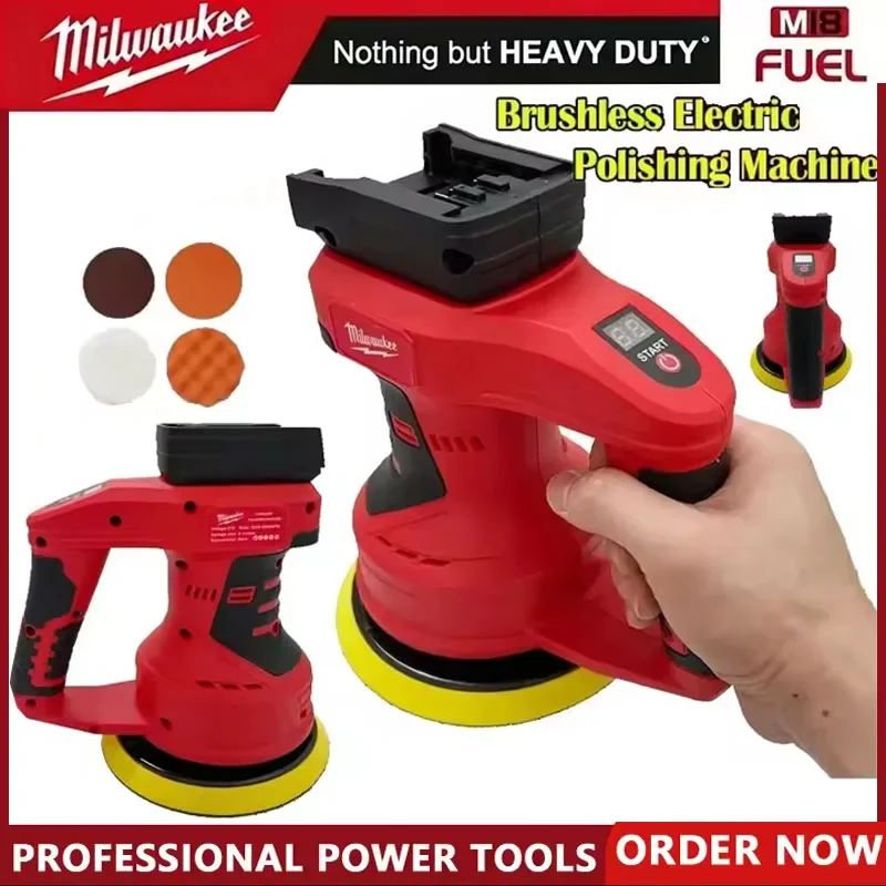 Milwaukee Cordless Car Polisher 8 Gears Brushless Electric Polishing Machine Waxing Sanding Sealing Power Tools For 18V Battery
Milwaukee Cordless Car Polisher 8 Gears Brushless Electric Polishing Machine Waxing Sanding Sealing Power Tools For 18V Battery