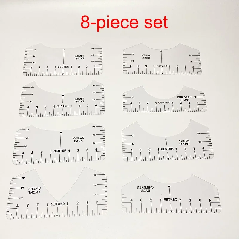 With Size Chart Centering Tool Ruler Clothing Alignment Ruler For Guiding Printed T Shirt Design DIY Drawing Template
With Size Chart Centering Tool Ruler Clothing Alignment Ruler For Guiding Printed T Shirt Design DIY Drawing Template