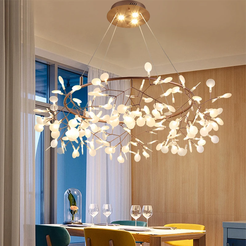 Modern Led Creative Pendant Lamp Firefly Design Chandelier Firefly Round Hanglamp Living Room Restaurant Home Decor Lighting
Modern Led Creative Pendant Lamp Firefly Design Chandelier Firefly Round Hanglamp Living Room Restaurant Home Decor Lighting