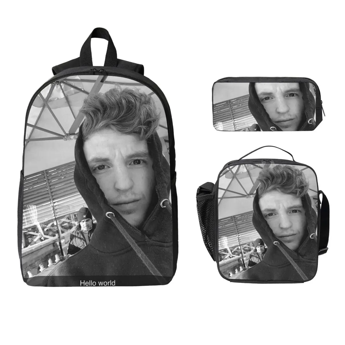Caylus Backpack Student BookBag School Bag Computer Shoulder Bags 3ps Insulated Lunch Bag Pencil Case
Caylus Backpack Student BookBag School Bag Computer Shoulder Bags 3ps Insulated Lunch Bag Pencil Case