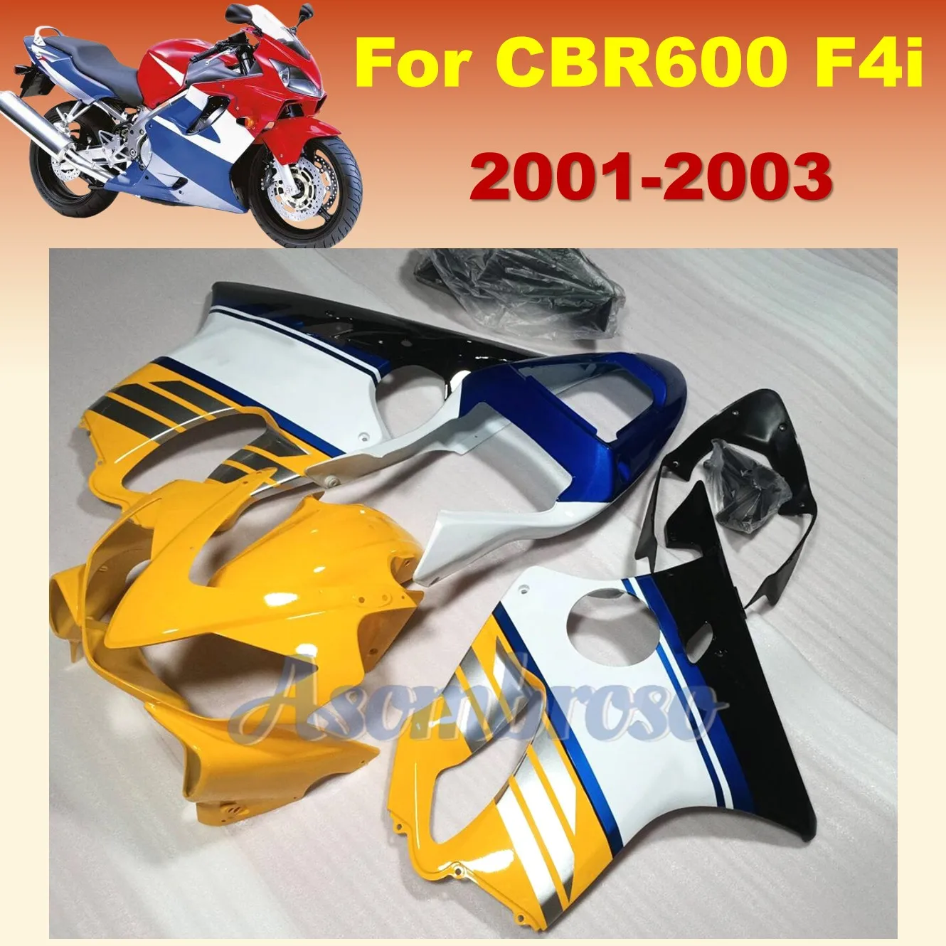 Комплект обтекателя мотоцикла, комплект кузова для HONDA CBR600F4i 2001 2002 2003, CBR600 CBR600 F4I, пластиковый кузов для восстановления
Комплект обтекателя мотоцикла, комплект кузова для HONDA CBR600F4i 2001 2002 2003, CBR600 CBR600 F4I, пластиковый кузов для восстановления