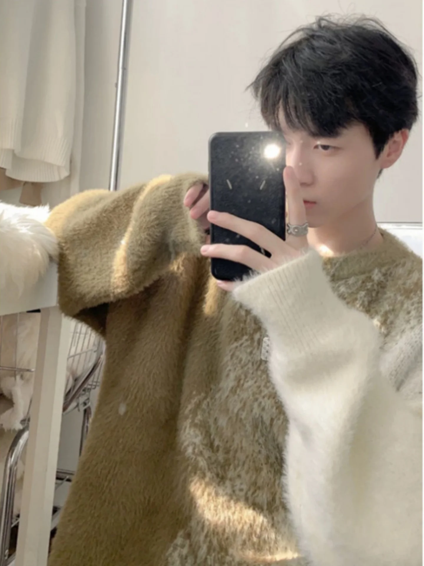 Мужской свитшот из мериносовой шерсти Adient Color, вязаный, свободного кроя, с круглым вырезом, повседневный, осенне-зимний, теплый базовый слой
Мужской свитшот из мериносовой шерсти Adient Color, вязаный, свободного кроя, с круглым вырезом, повседневный, осенне-зимний, теплый базовый слой