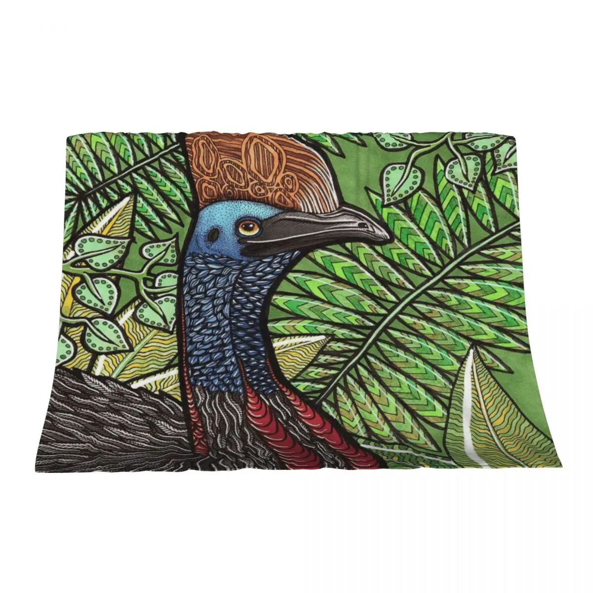 Cassowary Throw Blanket For Sofa Thin Summer For Decorative Sofa Flannel Fabric Blankets
Cassowary Throw Blanket For Sofa Thin Summer For Decorative Sofa Flannel Fabric Blankets