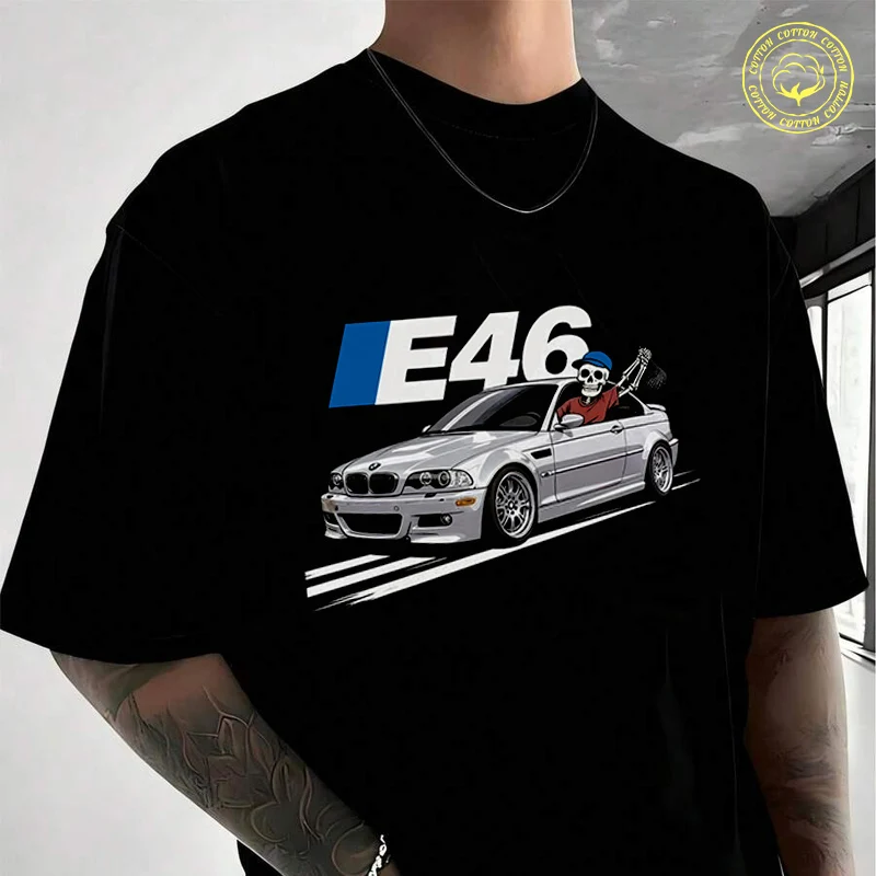 E46 Car Graphic Motorcycle Men's Moto Casual T-Shirt Fashionable Street Style Suitable For Travel And Sports Tee
E46 Car Graphic Motorcycle Men's Moto Casual T-Shirt Fashionable Street Style Suitable For Travel And Sports Tee