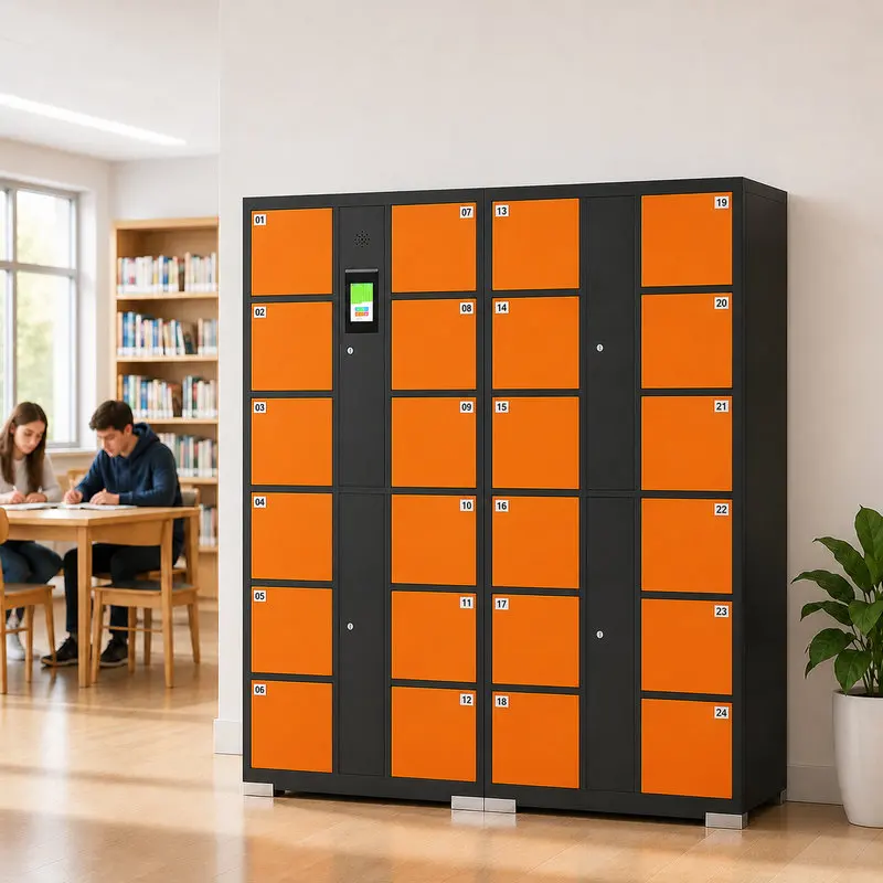 24 Door Smart Locker with Barcode RFID Fingerprint PIN Access for Secure Bag Parcel Temporary Storage in Public Places Safe
24 Door Smart Locker with Barcode RFID Fingerprint PIN Access for Secure Bag Parcel Temporary Storage in Public Places Safe