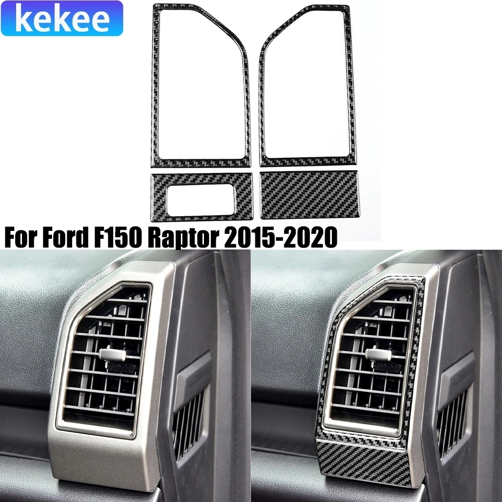 For Ford F150 Raptor 2015-2020 Carbon Fiber Interior Center Console Dashboard Air Outlet Vent Cover Trim Car Accessories Sticker
For Ford F150 Raptor 2015-2020 Carbon Fiber Interior Center Console Dashboard Air Outlet Vent Cover Trim Car Accessories Sticker