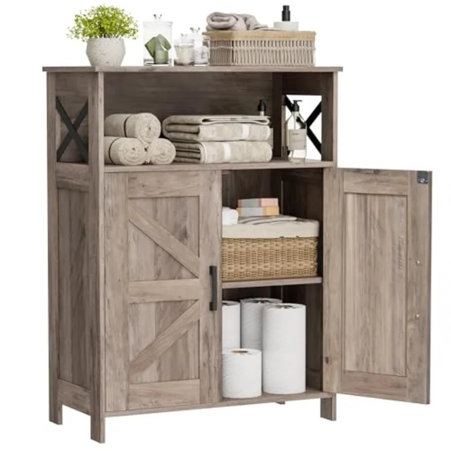 Farmhouse Bathroom Storage Cabinet with 2 Doors Toilet Paper Cabinet with Adjustable Shelves Small Bathroom Cabinet for Kitchen
Farmhouse Bathroom Storage Cabinet with 2 Doors Toilet Paper Cabinet with Adjustable Shelves Small Bathroom Cabinet for Kitchen