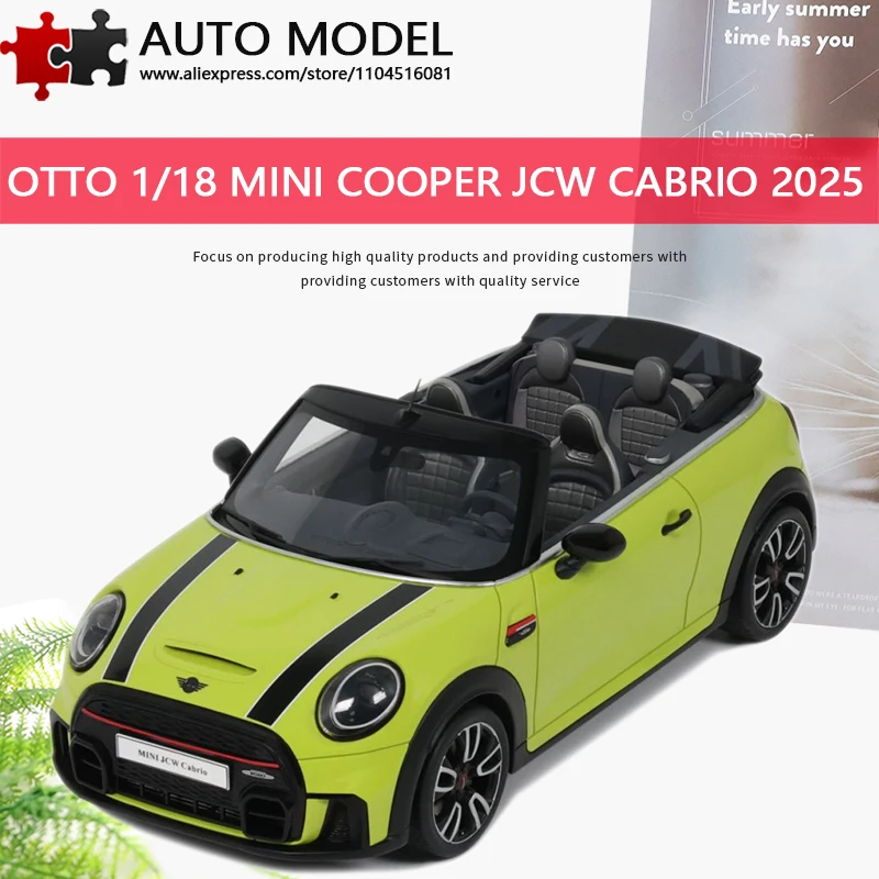 Otto Model 1:18 Scale Cars Mini Cooper Jcw Cabrio 2025 Zesty Yellow Resin Die Cast Model Cars Miniature Cars Collectible Toys
Otto Model 1:18 Scale Cars Mini Cooper Jcw Cabrio 2025 Zesty Yellow Resin Die Cast Model Cars Miniature Cars Collectible Toys