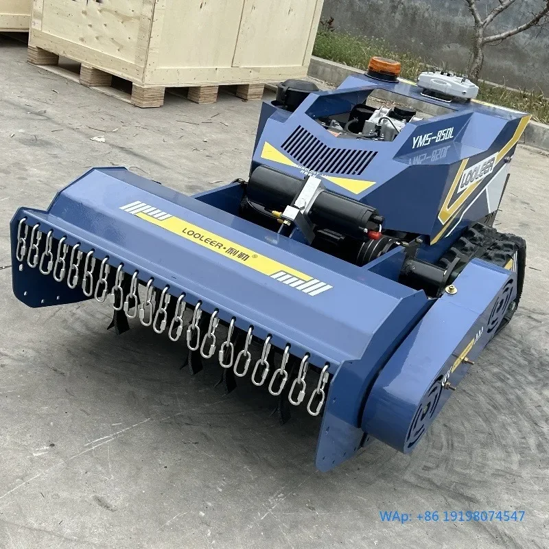 Crawler Lawn Mower Electric Remote Control Flail Mower for Garden & Farm
Crawler Lawn Mower Electric Remote Control Flail Mower for Garden & Farm