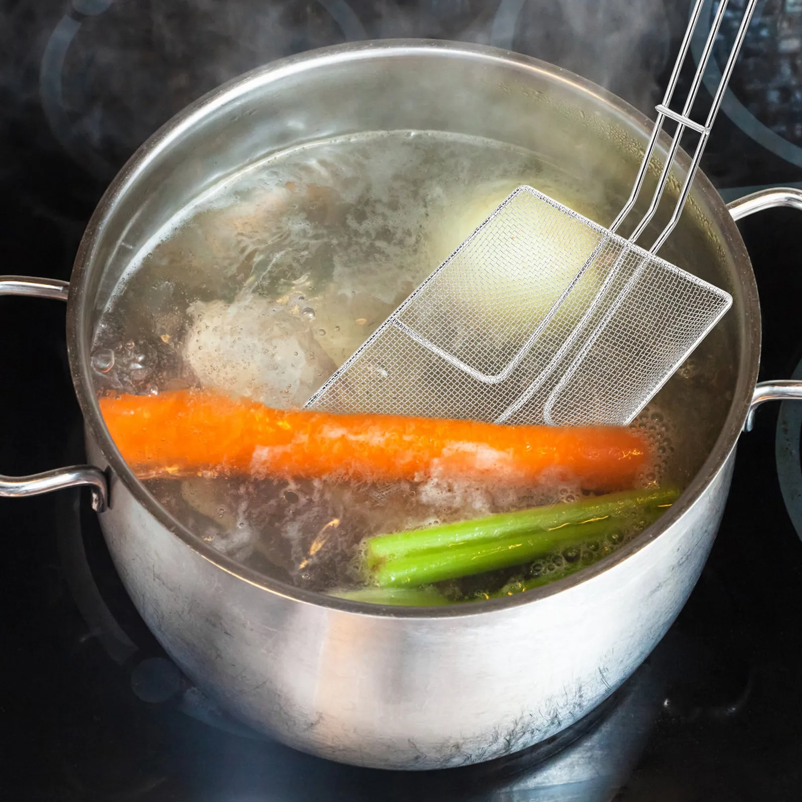 1 шт. ложка-шумовка из нержавеющей стали с длинной ручкой для снятия жира, процеживания горячего масла при жарке, пасты, лапши, для кухни
1 шт. ложка-шумовка из нержавеющей стали с длинной ручкой для снятия жира, процеживания горячего масла при жарке, пасты, лапши, для кухни