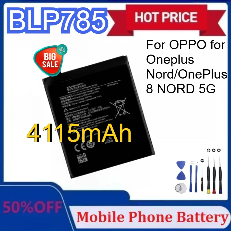 Модернизированный аккумулятор для мобильного телефона N100 BLP761 BLP759 BLP785 BLP827 для OnePlus 9 9 Pro 8 8T 8Pro Nord 5G Nord N10 5G Nord с инструментами
Модернизированный аккумулятор для мобильного телефона N100 BLP761 BLP759 BLP785 BLP827 для OnePlus 9 9 Pro 8 8T 8Pro Nord 5G Nord N10 5G Nord с инструментами