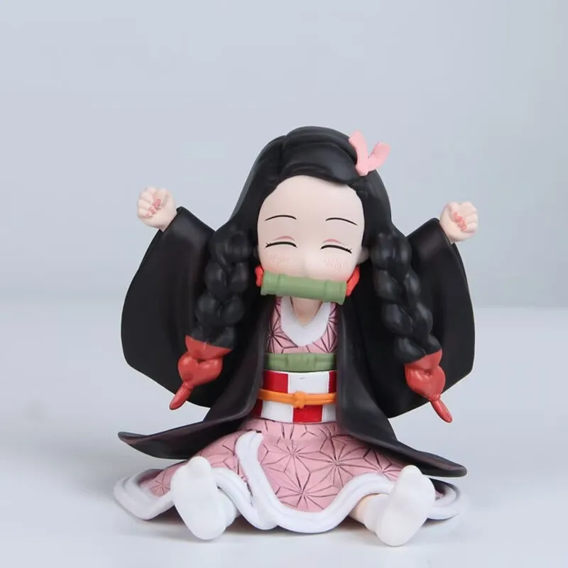 Anime Demon Slayer Sitting Pose Happy Nezuko Action Figures Cute Cartoon Model Toy Ornament Static Statue Peripheral Girl Gifts
Anime Demon Slayer Sitting Pose Happy Nezuko Action Figures Cute Cartoon Model Toy Ornament Static Statue Peripheral Girl Gifts