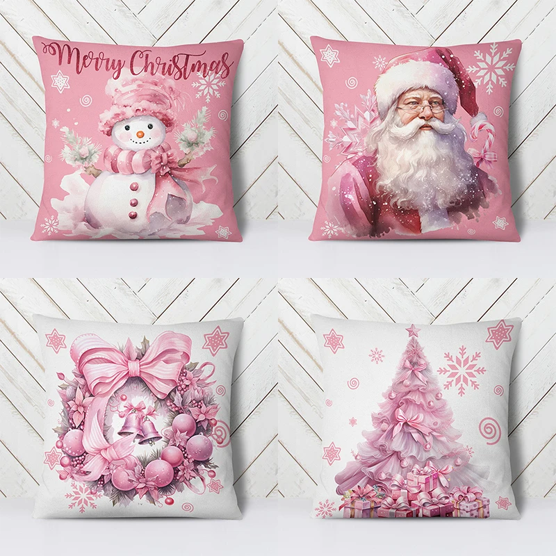 2024 New Christmas Pink Pillow Cover Sofa Cushion Bedroom Room Home Decoration Holiday Gift
2024 New Christmas Pink Pillow Cover Sofa Cushion Bedroom Room Home Decoration Holiday Gift