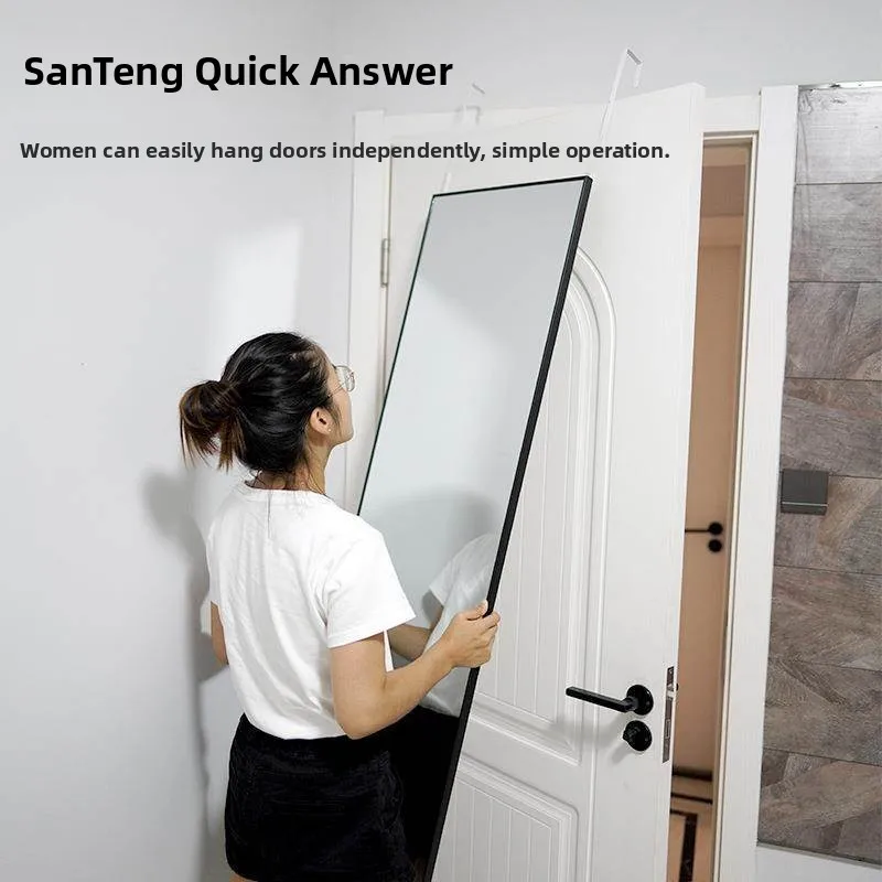 Full-Length Mirror Door Back Wall-Mounted Bedroom Try-On Mirror Home Use Metal Frame Silver Mirror Surface Customizable
Full-Length Mirror Door Back Wall-Mounted Bedroom Try-On Mirror Home Use Metal Frame Silver Mirror Surface Customizable