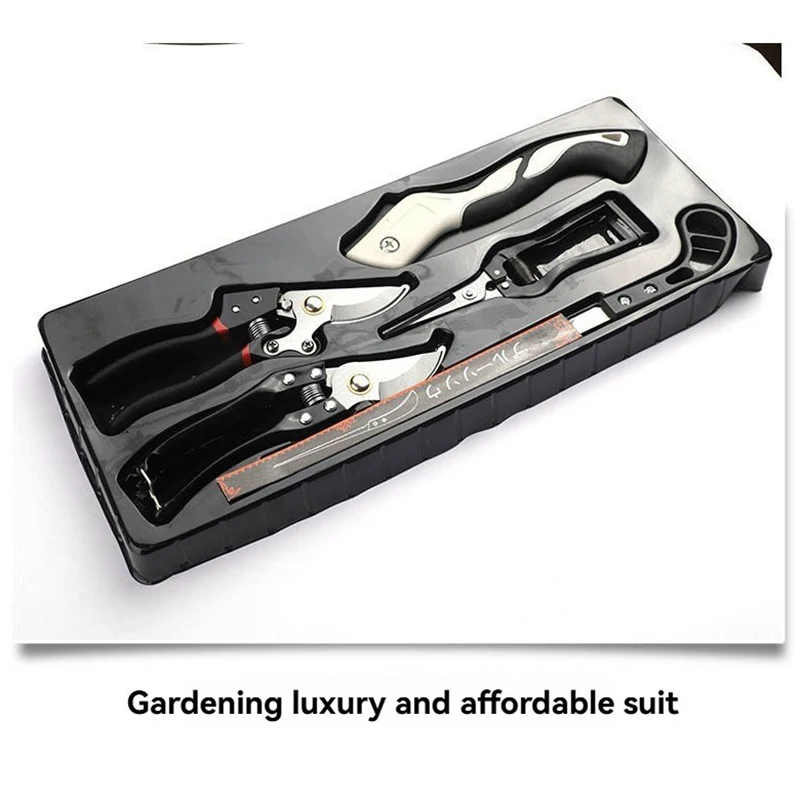 Reinforced Gardening Hand Tools Set Comfort Grip, Complete Accessories for Garden Trimming Digging and Planting Jobs
Reinforced Gardening Hand Tools Set Comfort Grip, Complete Accessories for Garden Trimming Digging and Planting Jobs