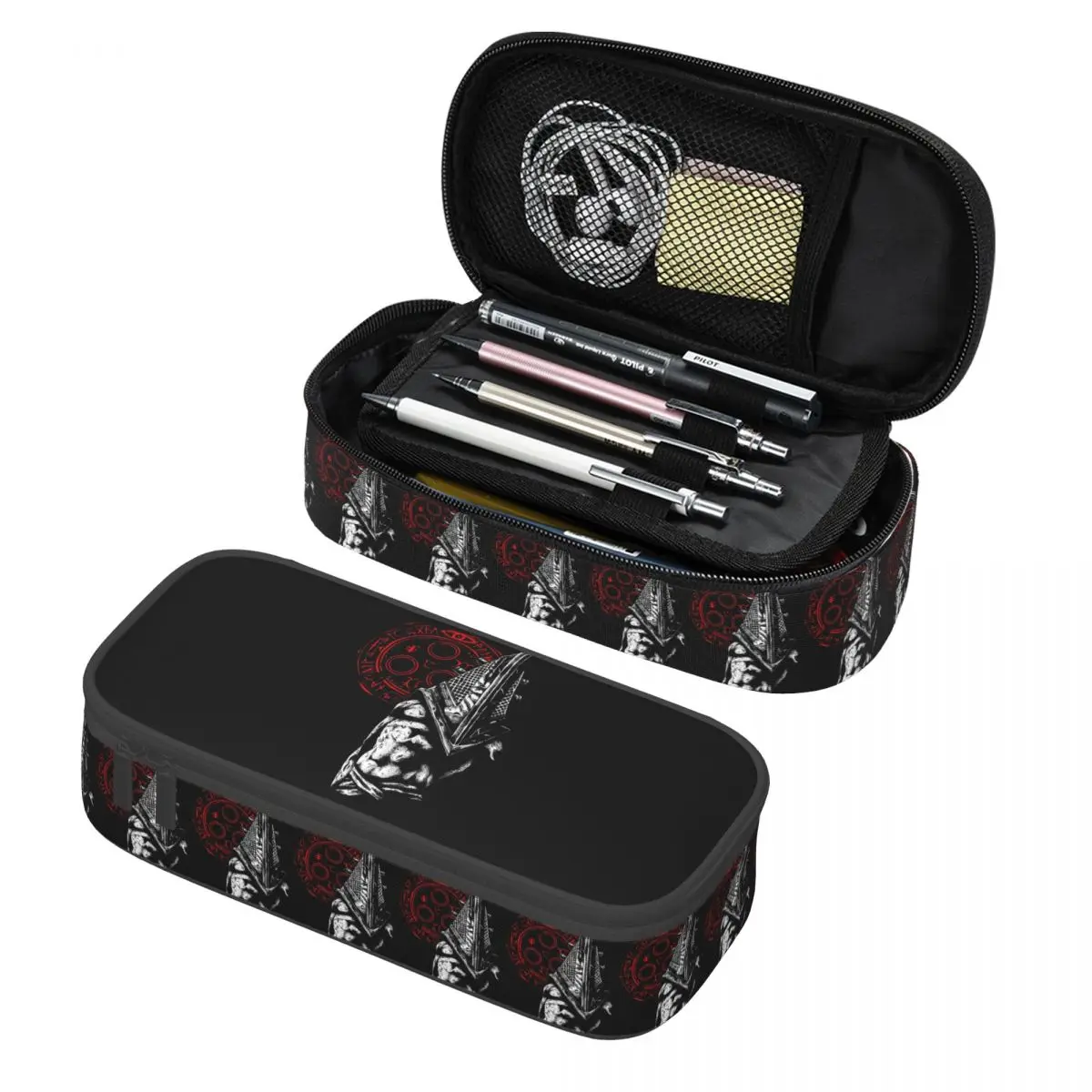 Chain Link And Fog Silent Hill Game Pencil Cases Pencil Pouch Storage Stationery Big Capacity Pen Box Pencil Bag for Kids
Chain Link And Fog Silent Hill Game Pencil Cases Pencil Pouch Storage Stationery Big Capacity Pen Box Pencil Bag for Kids