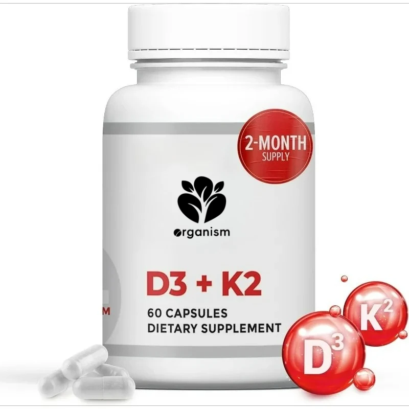 Здоровые витамины Д3 и К2 МК7, полезные для здоровья костей, сердца и зубов -60 капсул
Здоровые витамины Д3 и К2 МК7, полезные для здоровья костей, сердца и зубов -60 капсул