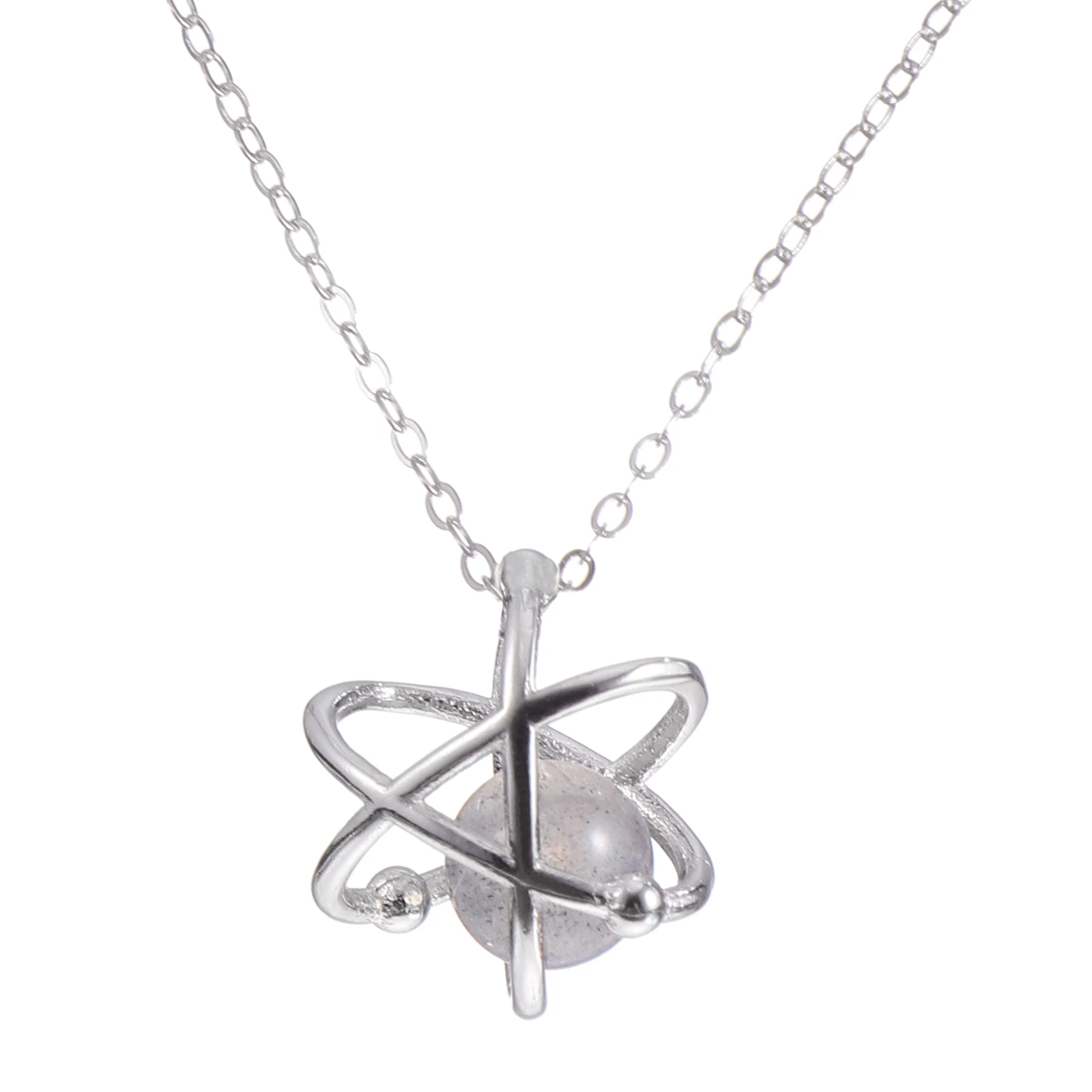Korean Version Planet Necklace Necklaces for Woman J Women Moonstone Sterling Silver Pendant
Korean Version Planet Necklace Necklaces for Woman J Women Moonstone Sterling Silver Pendant