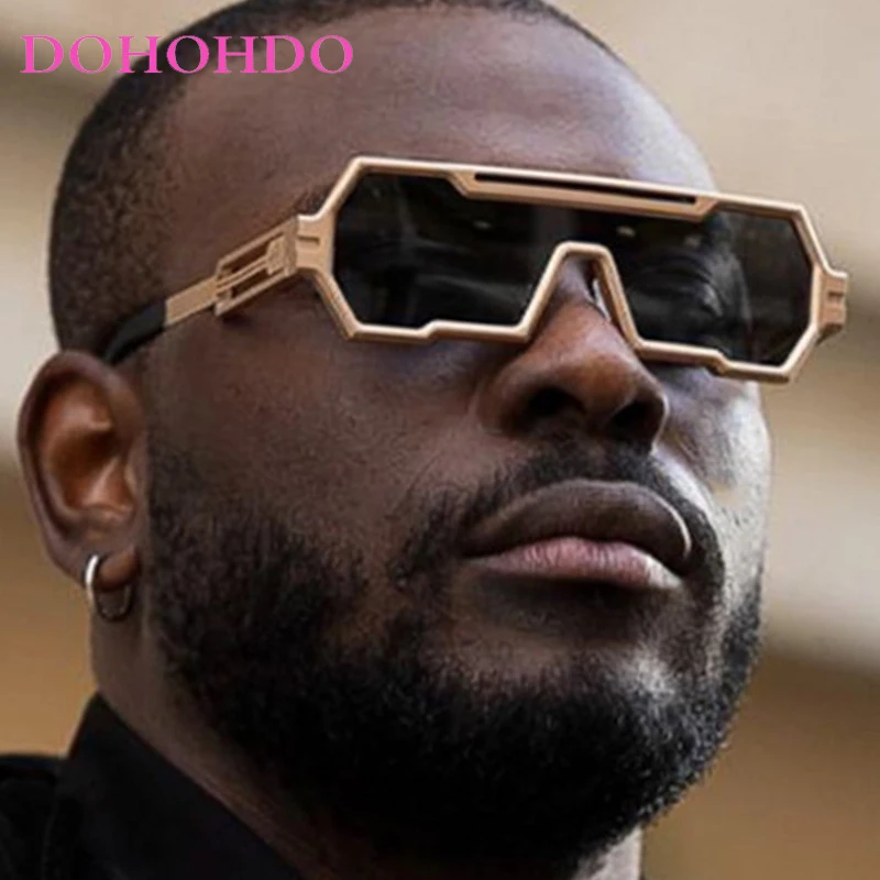 Steampunk Metal Sunglasses Fashion Big Frame UV400 Protection Irregular Square Sun Glasses One-Piece Sun Glasses For Men Woman
Steampunk Metal Sunglasses Fashion Big Frame UV400 Protection Irregular Square Sun Glasses One-Piece Sun Glasses For Men Woman