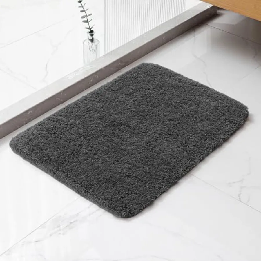 Bathroom Rugs - High-Density Microfiber Bath Mat, Fluffy Non Slip Absorbent and Washable Bathroom Mat - Ideal for Small Spaces,
Bathroom Rugs - High-Density Microfiber Bath Mat, Fluffy Non Slip Absorbent and Washable Bathroom Mat - Ideal for Small Spaces,