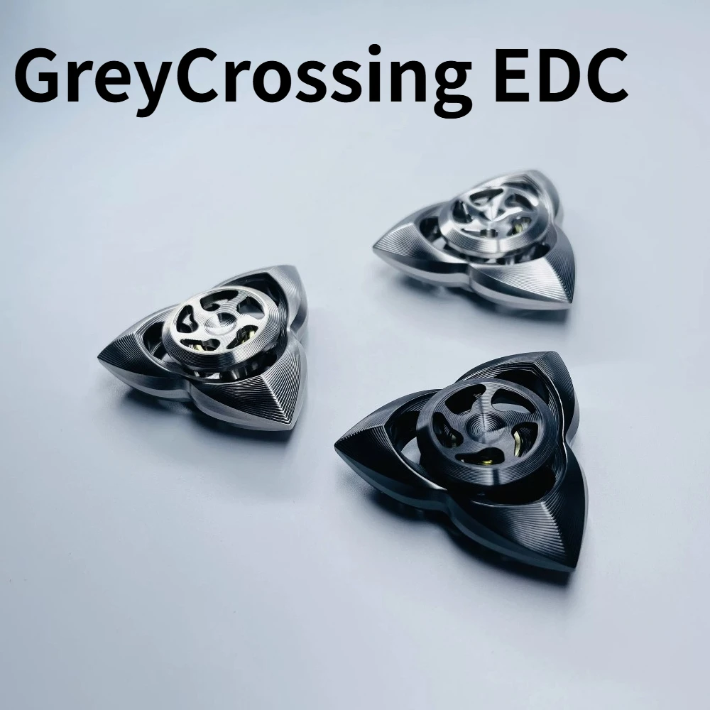 GreyCrossingEDC EX Blade-Textured Three-Leaf Fingertip Spinner Metal Decompression Toy
GreyCrossingEDC EX Blade-Textured Three-Leaf Fingertip Spinner Metal Decompression Toy