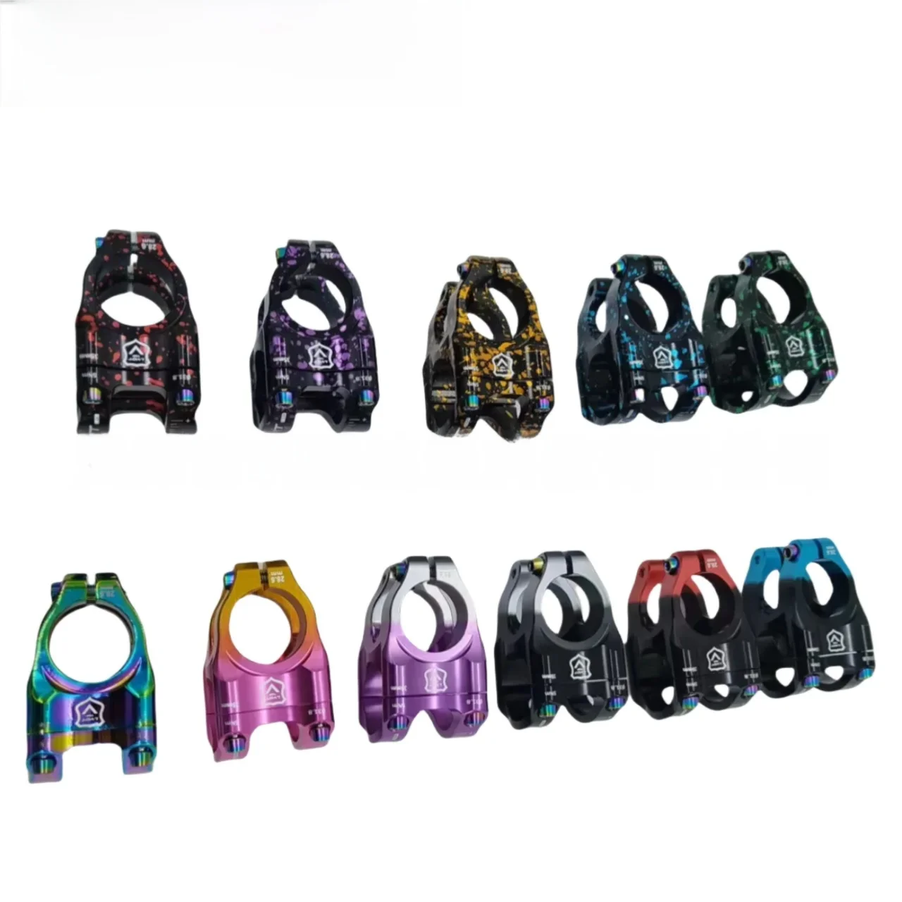35mm CNC Short Bike Stem 31.8*28.6mm Aluminum Alloy High Strength DH AM MTB Handlebar Stem Purple Camo
35mm CNC Short Bike Stem 31.8*28.6mm Aluminum Alloy High Strength DH AM MTB Handlebar Stem Purple Camo