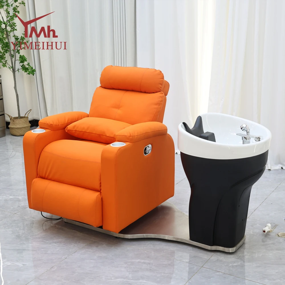 Electric Hair Back Wash Chair Rotatable Head Spa Bed Luxury Hair Washing Recliner Sofa Set Barber Shampoo Station with Sink
Electric Hair Back Wash Chair Rotatable Head Spa Bed Luxury Hair Washing Recliner Sofa Set Barber Shampoo Station with Sink