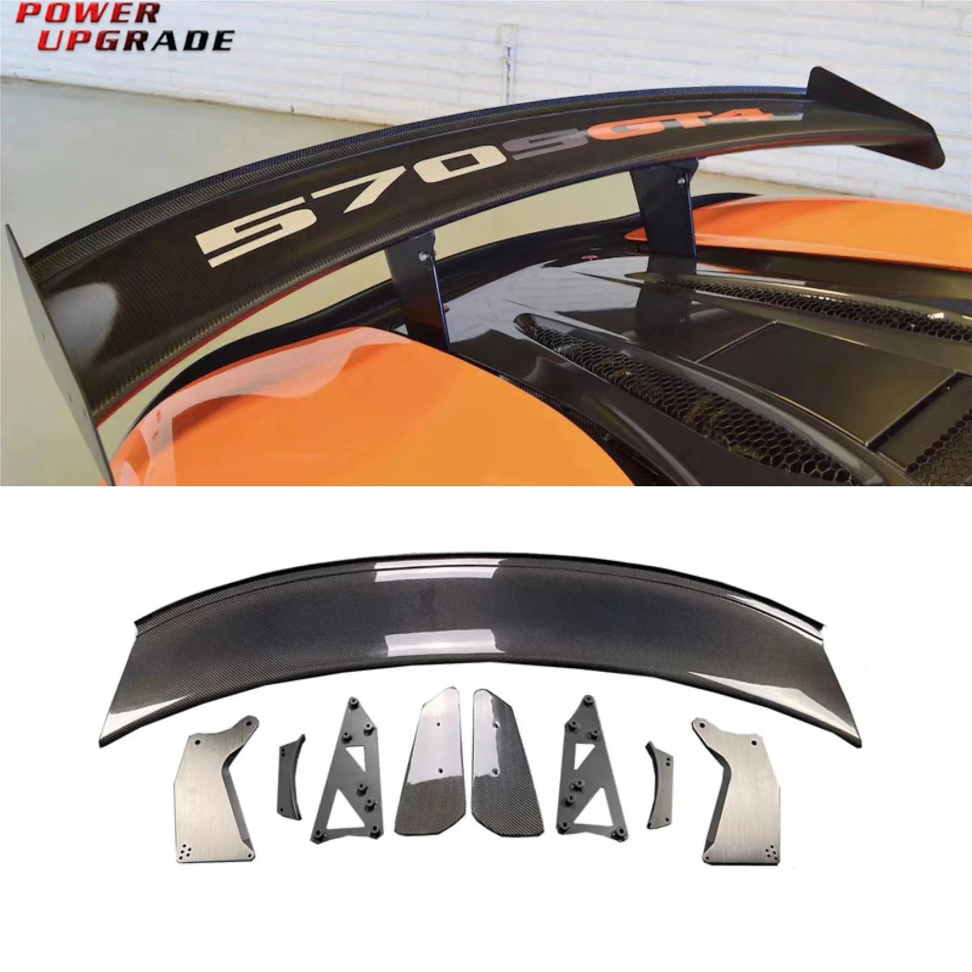 Задний спойлер из углеродного волокна, крыло в стиле GT4 для Mclaren 540C 570S 570GT, высокое крыло багажника
Задний спойлер из углеродного волокна, крыло в стиле GT4 для Mclaren 540C 570S 570GT, высокое крыло багажника