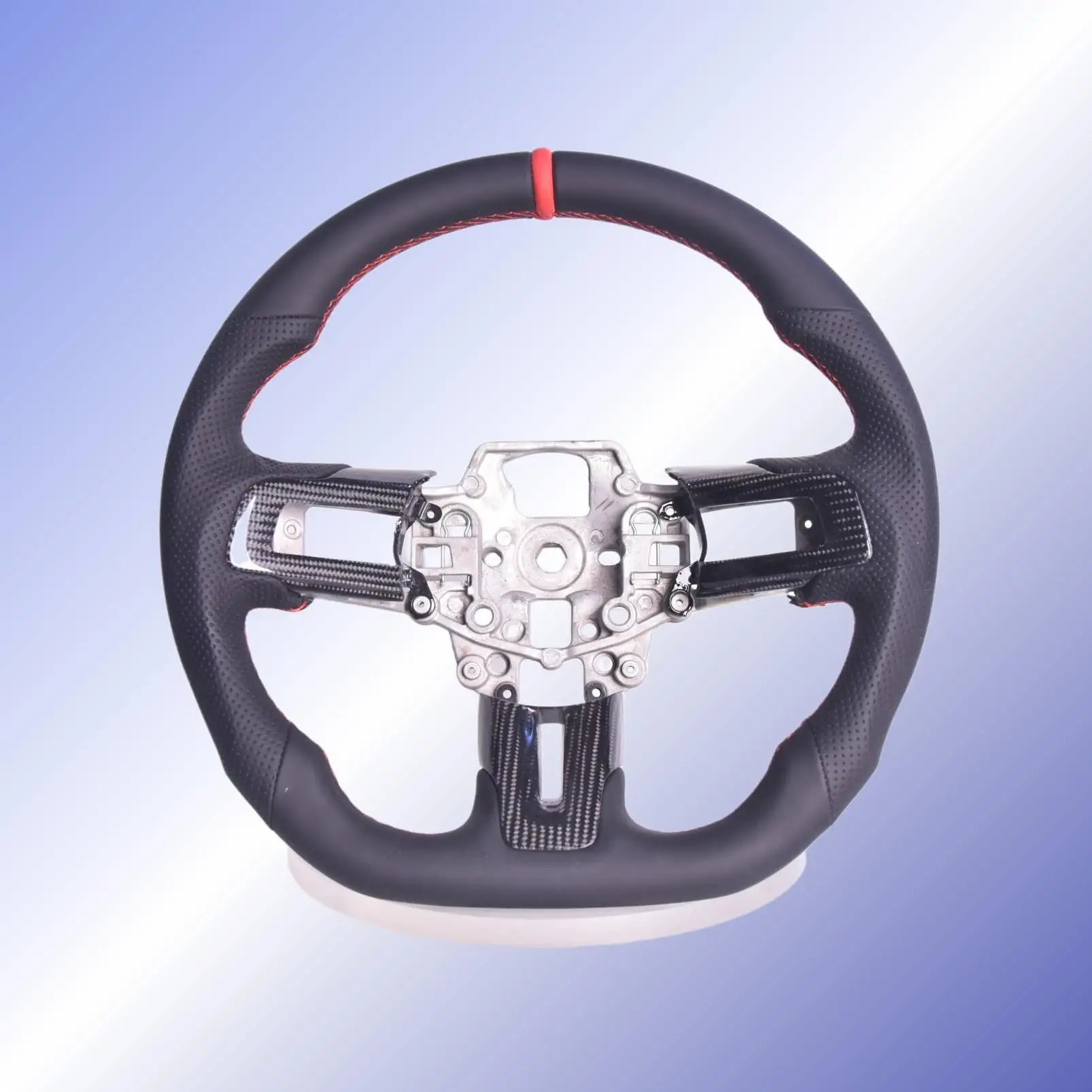 All leather Steering Wheel for Ford Mustang EcoBoost GTShelby GT350 GT350R 2015-2017
All leather Steering Wheel for Ford Mustang EcoBoost GTShelby GT350 GT350R 2015-2017