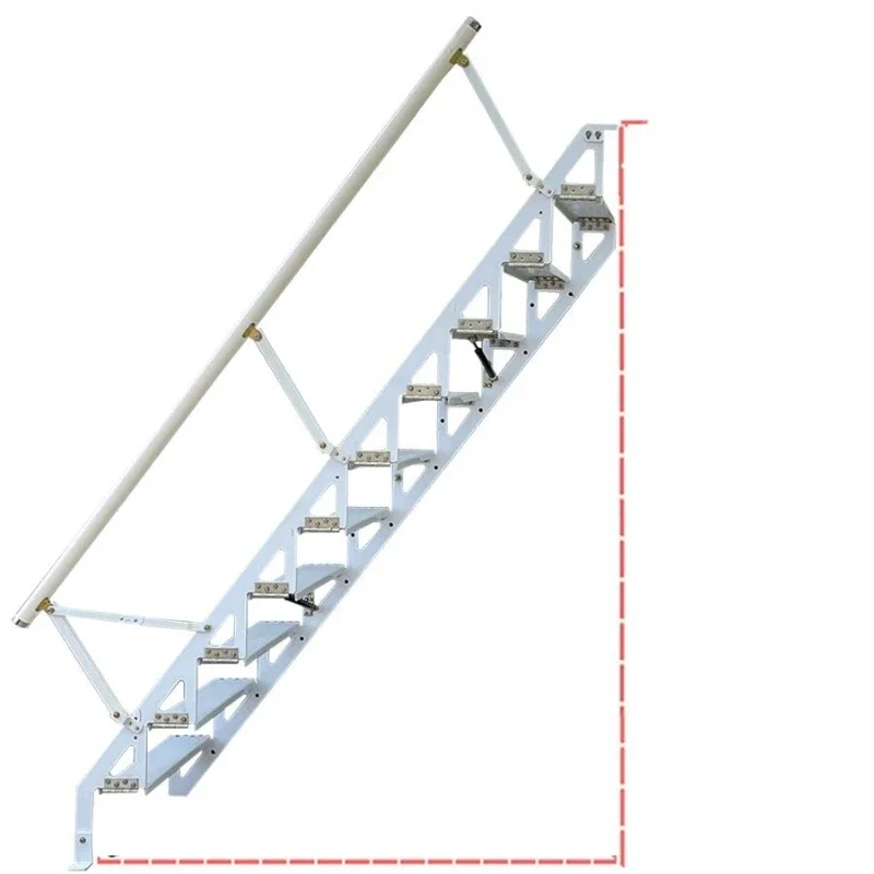 Against the wall folding stairs loft custom indoor and outdoor iron household loft small duplex second floor finished villa loft
Against the wall folding stairs loft custom indoor and outdoor iron household loft small duplex second floor finished villa loft