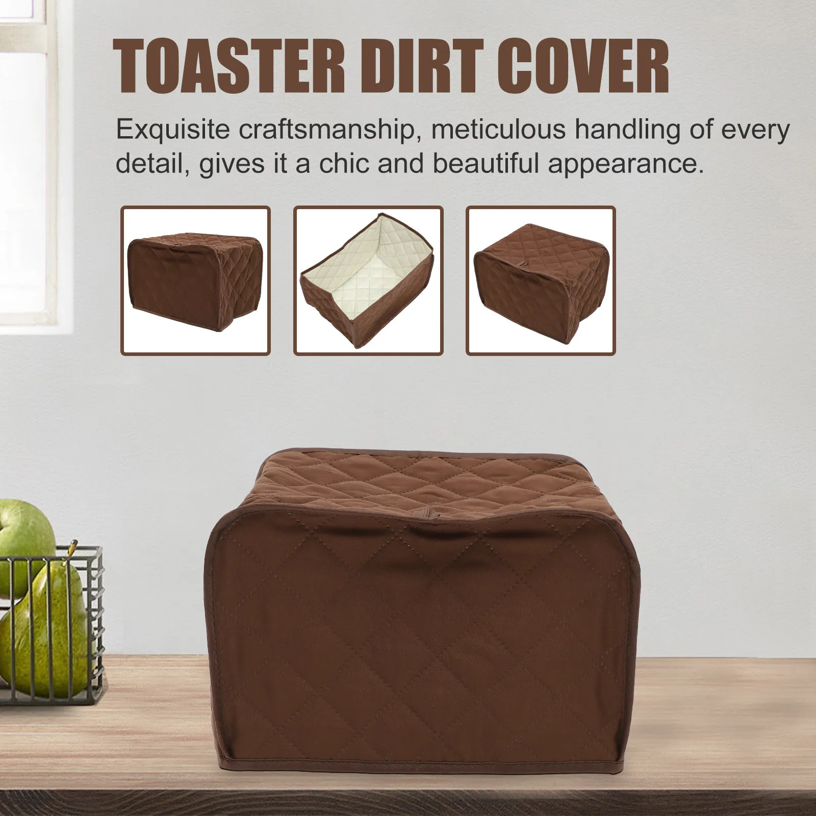 Toaster Dirt Cover High-Grade Wear-Resistant Bread Maker Protective Cover Appliance Coat Kitchen Toaster Protector Dirtproof
Toaster Dirt Cover High-Grade Wear-Resistant Bread Maker Protective Cover Appliance Coat Kitchen Toaster Protector Dirtproof