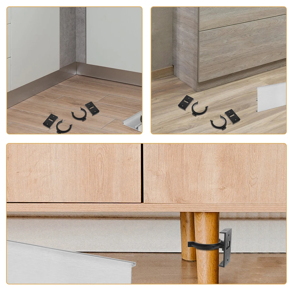 Cabinet Foot Accessories Kitchen Plinth Clips Adjustable Furniture Leveling Feet Skid-Resistant Floor Protector Home Hotel
Cabinet Foot Accessories Kitchen Plinth Clips Adjustable Furniture Leveling Feet Skid-Resistant Floor Protector Home Hotel