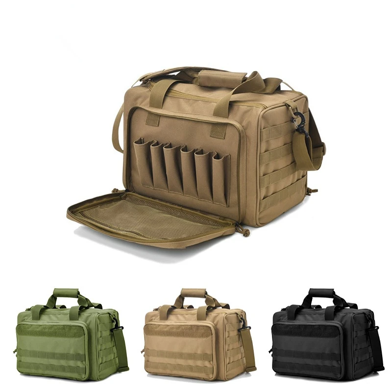 3 colors Range Bag Water-Resistant Tactical Gun Range Bag Tactical Bag Gear Bag with Extra Magazines 30L
3 colors Range Bag Water-Resistant Tactical Gun Range Bag Tactical Bag Gear Bag with Extra Magazines 30L