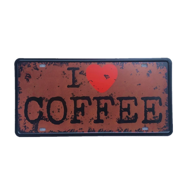 Металлические жестяные знаки I Love Coffee, номерной знак для автомобиля, металлический постер для бара, паба, кафе, Декор для дома, таблички с рисунком
Металлические жестяные знаки I Love Coffee, номерной знак для автомобиля, металлический постер для бара, паба, кафе, Декор для дома, таблички с рисунком