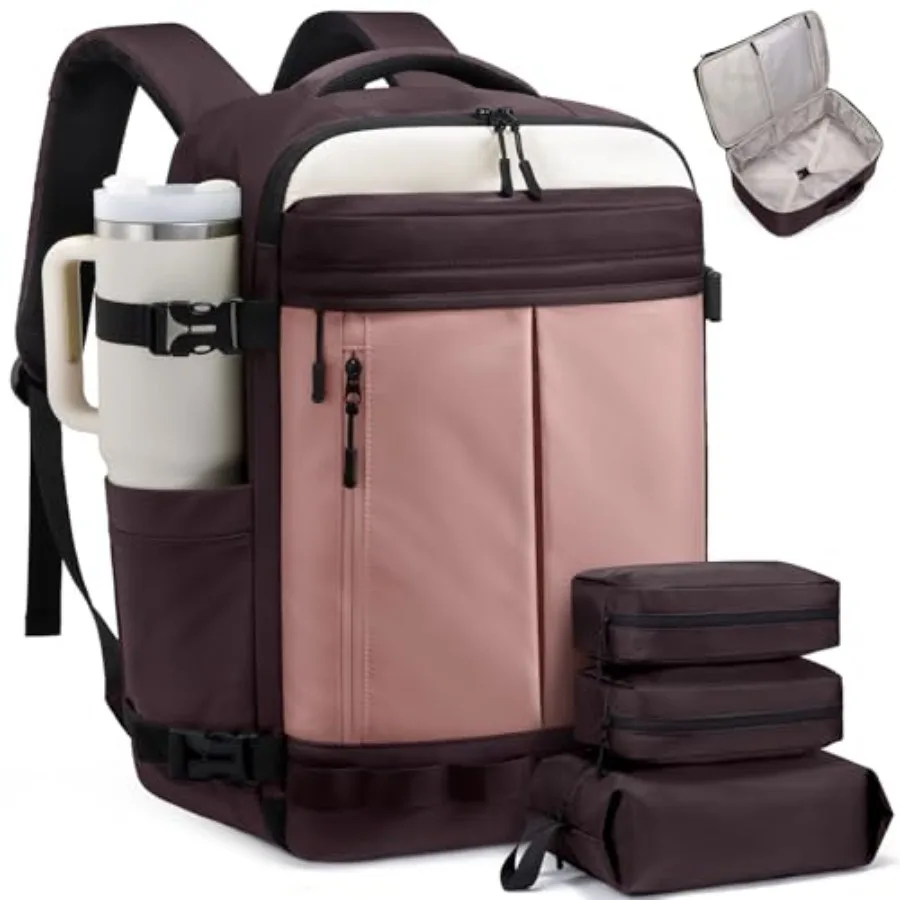 LOVEVOOK 40L Travel Backpack for Women Men, Airline Approved Carry On Luggage with 3 Cubes Accessories, TSA Personal Item Trave
LOVEVOOK 40L Travel Backpack for Women Men, Airline Approved Carry On Luggage with 3 Cubes Accessories, TSA Personal Item Trave