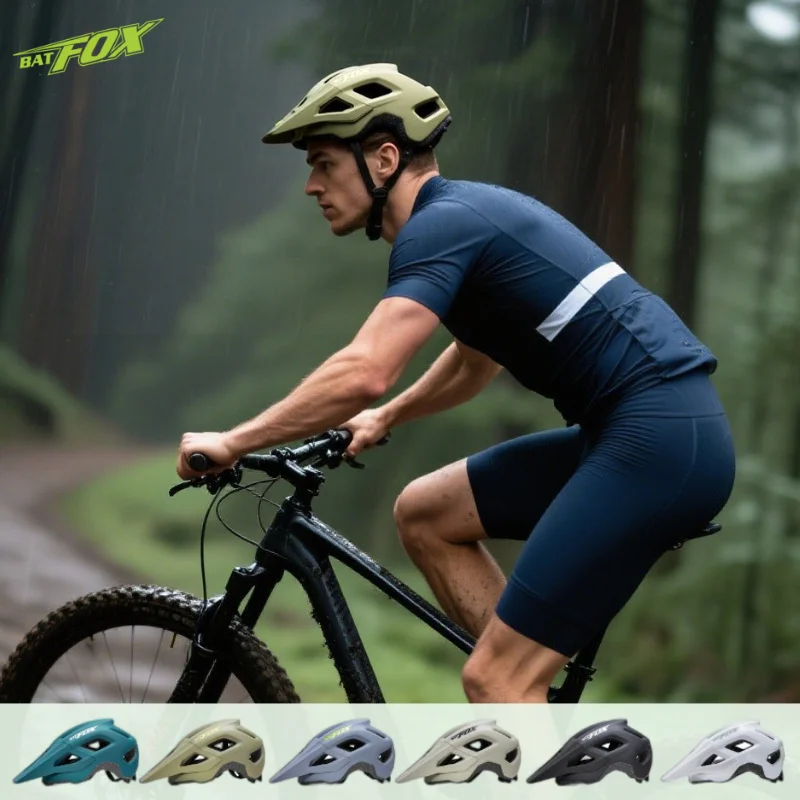 BATFOX Cycling helmet Removable brim Lightweight Breathable Anticollision Safety Men Women Mountain bike helmet casco bicicleta
BATFOX Cycling helmet Removable brim Lightweight Breathable Anticollision Safety Men Women Mountain bike helmet casco bicicleta