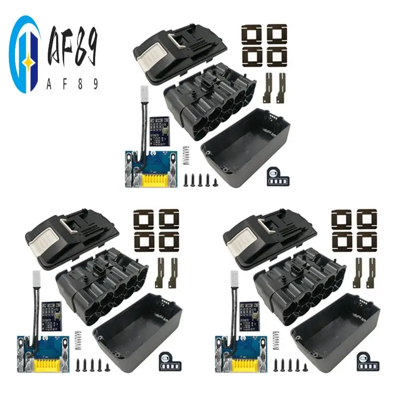 AF89-3X BL1830 10X 21700 Battery Case PCB Charging Protection Circuit Board Shell Box BL1860 For 18V 3.0Ah 9.0Ah House
AF89-3X BL1830 10X 21700 Battery Case PCB Charging Protection Circuit Board Shell Box BL1860 For 18V 3.0Ah 9.0Ah House