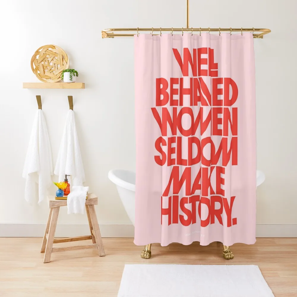 Well Behaved Women Seldom Make History (Pink & Red Version) Shower Curtain For Bathrooms In The Bathroom Curtain
Well Behaved Women Seldom Make History (Pink & Red Version) Shower Curtain For Bathrooms In The Bathroom Curtain