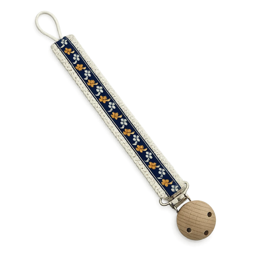 Heart Daisy Printed Flower Print Dummy Nipple Holder Lace Floral Anti-drop Wooden Baby Pacifier Chain PP Colorful
Heart Daisy Printed Flower Print Dummy Nipple Holder Lace Floral Anti-drop Wooden Baby Pacifier Chain PP Colorful